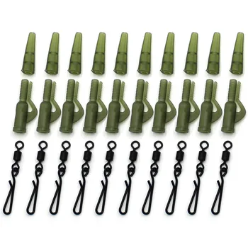 CHEAP PRICE ❤️ 30PCS Carp Fishing Accessories Lead Clip Quick Change Swivel Tail Rubber Anti Tangle Sleeves for Carp Rigs Coarse Fishing Tackle - discount item 49% OFF Sports & Entertainment