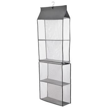 

HOT SALE Detachable 6 Compartment Organizer Pouch Hanging Handbag Organizer Clear Purse Bag Collection Storage Bag Holder Wardro