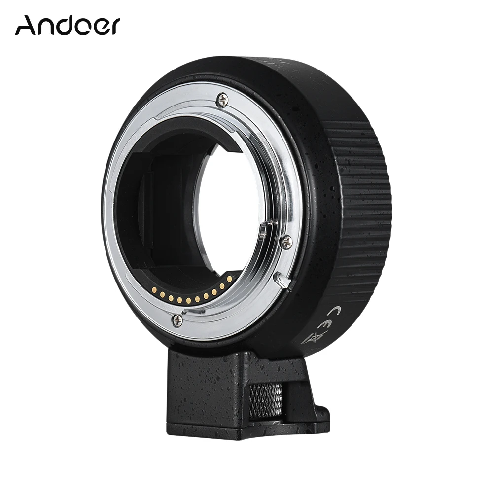 

Andoer NF-NEX-AF Electronic Lens Mount Adapter Auto Focus EXIF Transmitting Aperture Control Functions for Nikon F-Mount Lens
