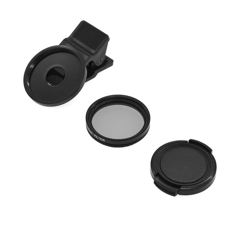 lens for android phone 37mm Ultra Slim CPL Circular Polarizing Lens Filter Mobile Phone Microscope Macro Lens with Clip Phone Accessories sony lens camera phones