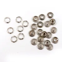 Pression en Métal, 30 Ensembles (4 Pièces/1 Ensemble) 11mm 6
