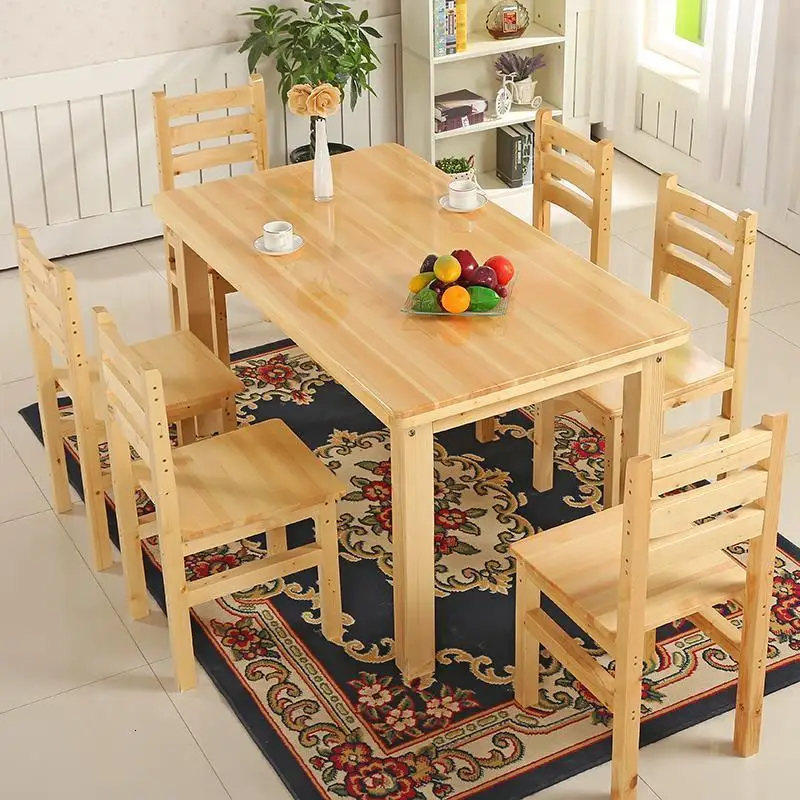 Eet Tafel Dinning Set Eettafel Esstisch Meja Makan Tavolo Da Pranzo Redonda деревянный стол Mesa Tablo обеденный стол