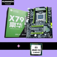 Материнская плата huanan Zhi X79 cpu combos X79 LGA2011 материнская плата cpu Xeon E5 2640 2,5 ГГц PCI-E NVME SSD M.2 порт AIDA64 все протестировано