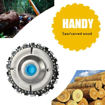 

New 4 Inch Grinder Disc and Chain 22 Tooth Fine Cut Chain Set for 100/115 Angle Grinders Power Tool Accessories