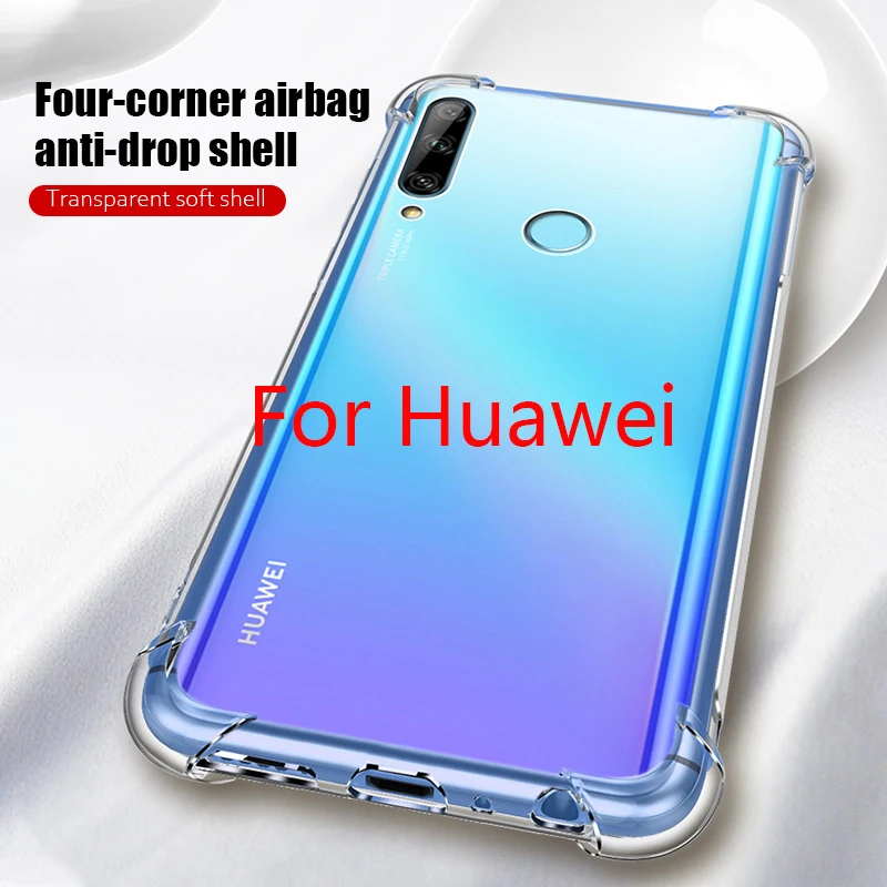 Чехол с защитой от падения для Huawei Y6p Y6S Y5 Y7 Y9 Prime 2019 Y5P Y8p Y9S Y7p прозрачный чехол P30 Pro
