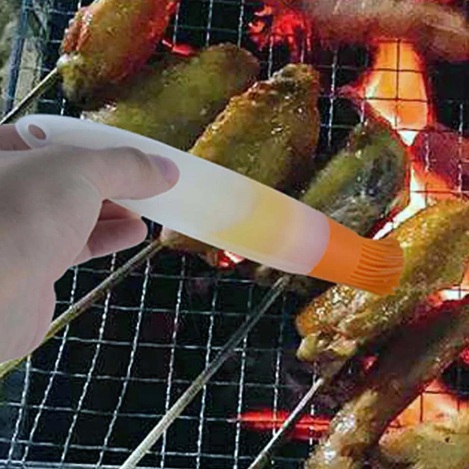 TEENRA 1 шт. силиконовая щетка для бутылки с маслом жидкое масло ручка кисточка для выпечки торт Масло Хлеб Барбекю безопасная распекающая кисть для смазывания выпечки