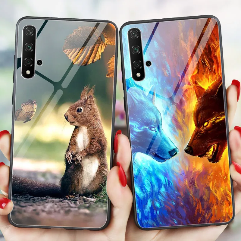 Чехол для Huawei Honor 20 Pro View 20S Lite 10 10i 9 9A 9C 9S 9X 8A 8C 8S 8X 7C 7A из жесткого пластика и мягкого