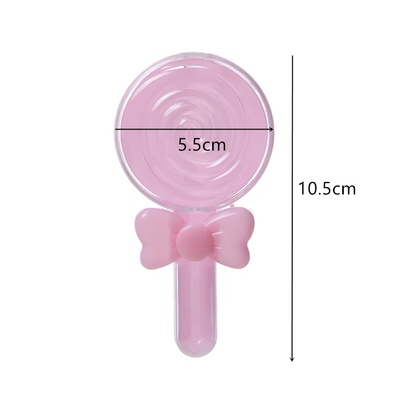 Lollipop 2-Pink 12 шт леденец прозрачный пластик конфеты свадебное оформление коробки Baby Shower Рождество День рождения стаканчики для вечеринки, подарков - Цвет: Lollipop 2-Pink