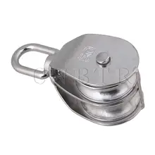 CNBTR 304 M50 двойной шкив блок из нержавеющей стали тяжелый рабочий шкив блок