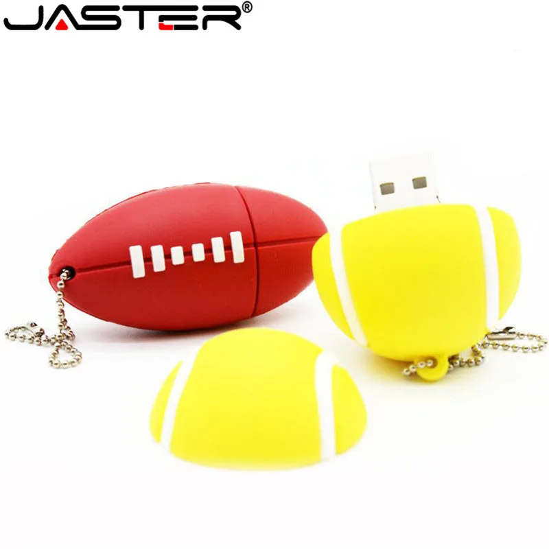 Корабль Новый Регби Баскетбол Теннис USB флеш накопитель 2 0 флэш Миньоны памяти