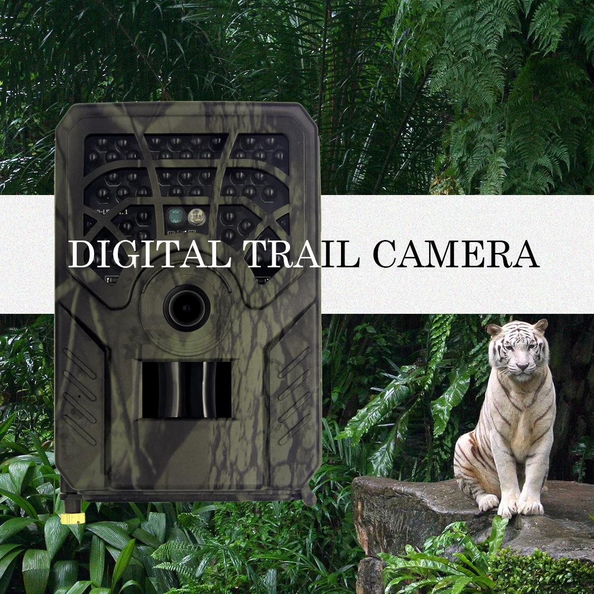 Outdoor Hunting Camera Wild Animal Detector Trail Camera HD Waterproof Monitoring Infrared Heat Sensing Night Vision