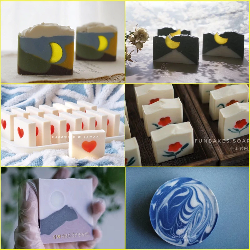 Силиконовые формы для мыла ручной работы DIY помадки конфеты шоколадные украшение
