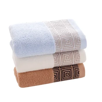 

2 pcs Cotton Towel High Quality water Absorbent Thick Pure Bath Towel Bathroom Hand Face Shower Towels Home Hotel for Adults