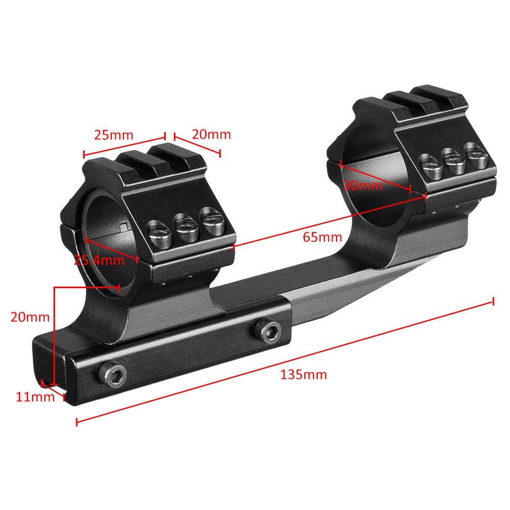 Double Ring Alloy Rifle Scope Mount Rings 1pc 30 /25.4 Mm Dia 11mm Dovetail Caza Hunting Accessories rifle scope mount,rifle scope mount ring