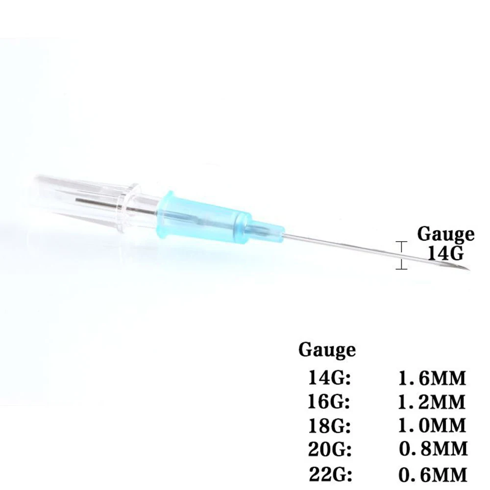 Surgical Needles Sterilized Jewelry Body Piercing Supply Tattoo 14g 18g 16g
