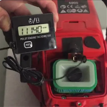 

Gasoline engine moter speed tester inductive tach hour meter digital Tachometer clip style waterproof for motorcycle chainsaw