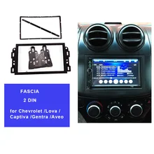 2 DIN Автомобильная Радио Рамка фасции Для Chevrolet Lova Captiva Gentra Aveo DVD стерео панель приборная панель монтажная Установка отделка комплект рамка B