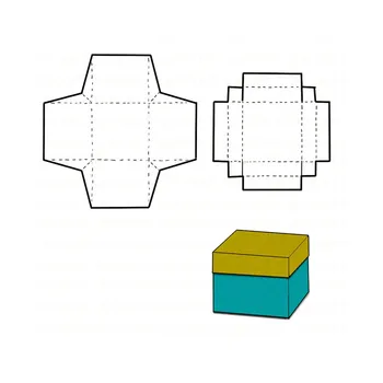 

Naifumodo Dies Cutting Candy Gift Box Metal Cutting Dies for Christmas DIY Scrapbooking Card Album Embossing Diecut New Template