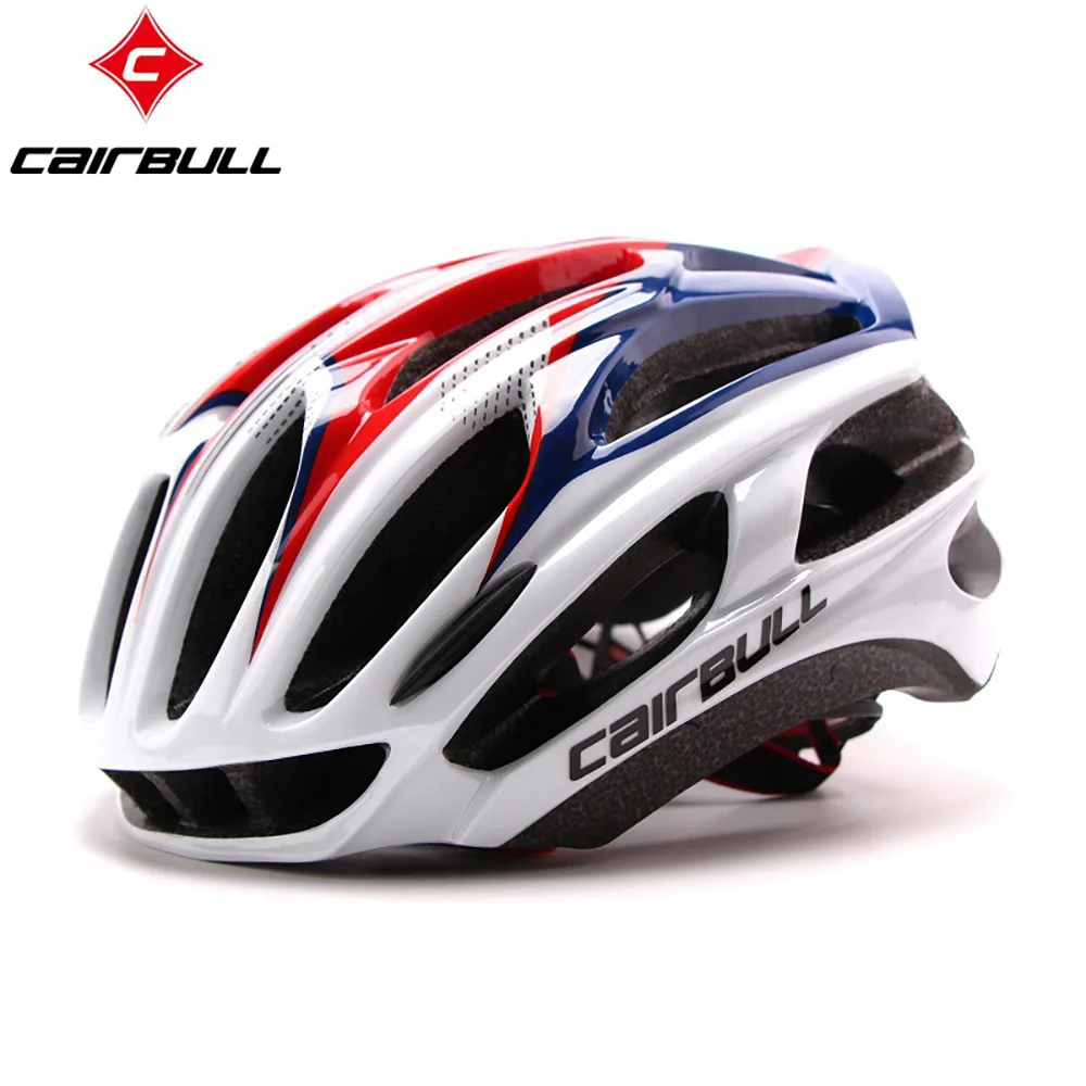 CAIRBULL дорожный mtb велосипедный шлем ультралегкий EPS цельно-Формованный велосипедный шлем много цветов на выбор - Цвет: red blue