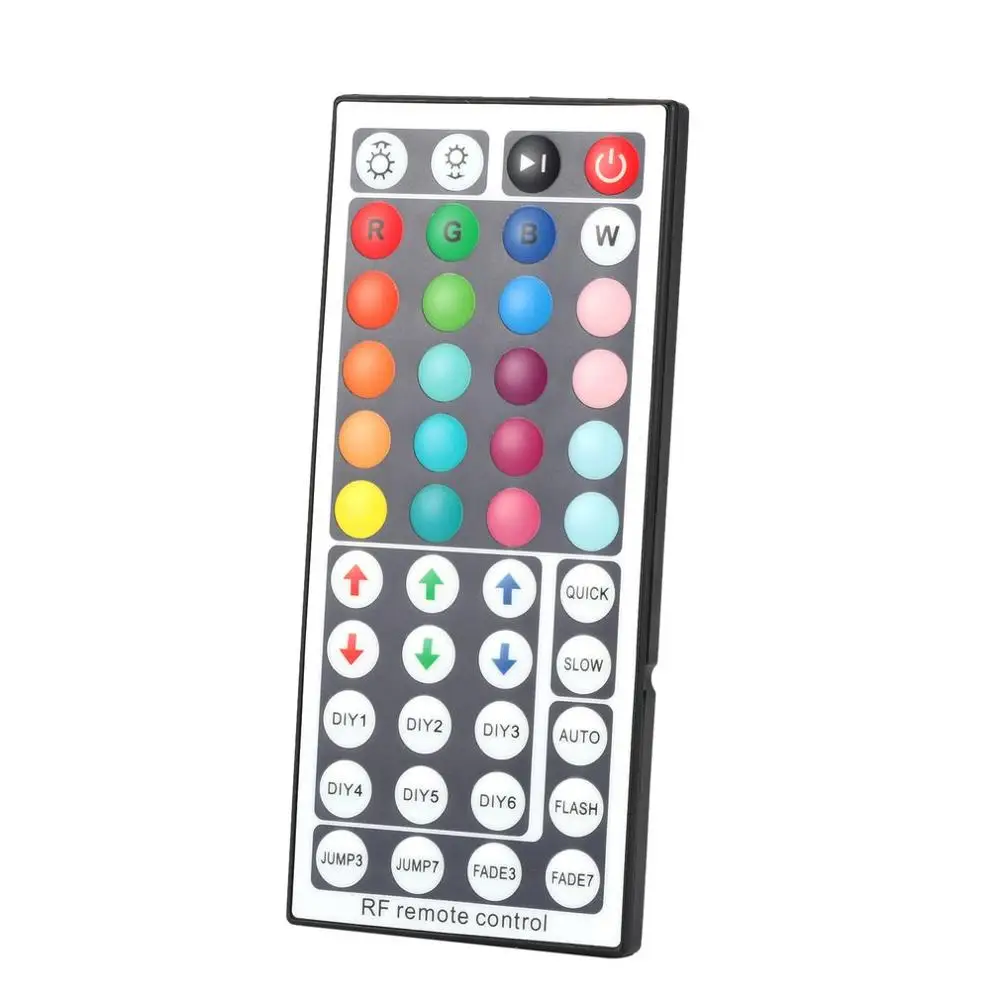 12 В постоянного тока RGB светодиодный пульт управления 44 клавишами RF беспроводной мини светодиодный пульт дистанционного управления для светодиодной ленты светодиодный диммер