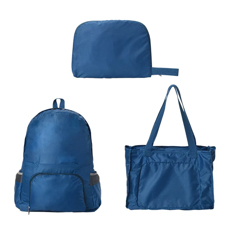 Двойной складной рюкзак Ультра легкая сумка через плечо для мужчин и женщин легкая альпинистская сумка складной рюкзак деловые подарки - Цвет: Green