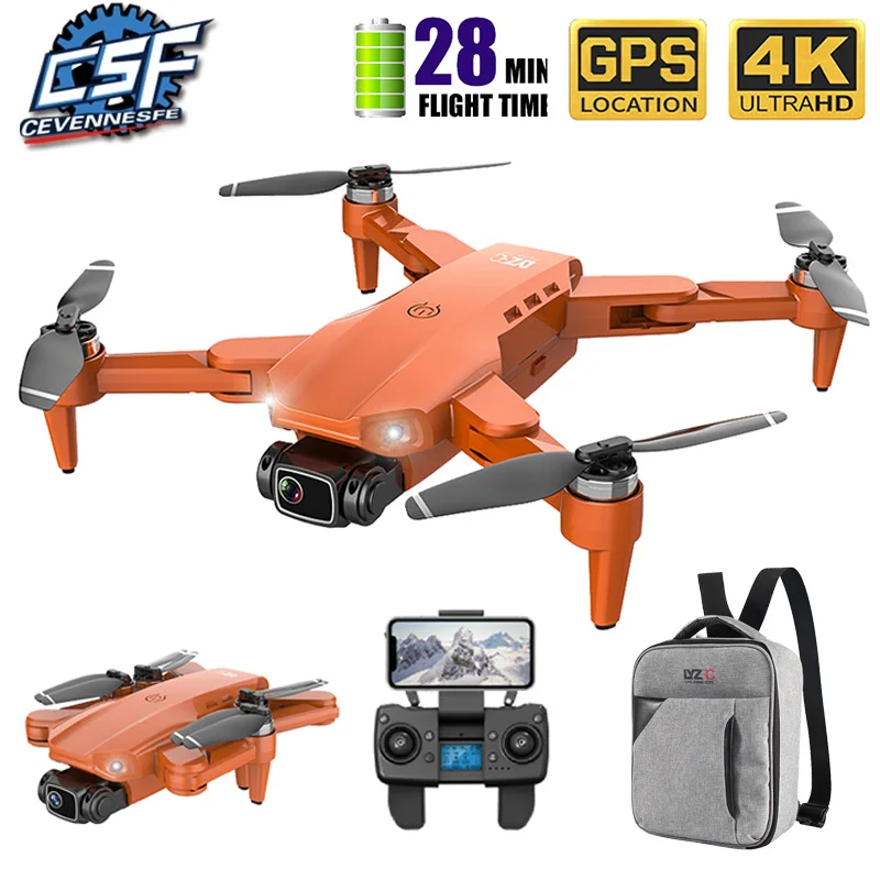 2020 novo zangão l900 5g gps 4k com câmera hd fpv 28min tempo de vôo sem escova do motor quadcopter distância 1.2km profissional drones