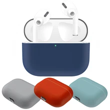 Ультратонкий силиконовый чехол для AirPods Pro 3 чехол для зарядки защитный чехол для AirPods противоударный чехол для Airpods Pro Аксессуары