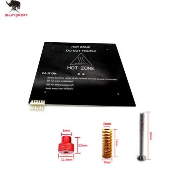 

3d printer Accessorires MK3 24V150W Heat bed180mm*180mm*3mm Aluminum Heated Bed for DIY 3D Printer Heatbed with Cable