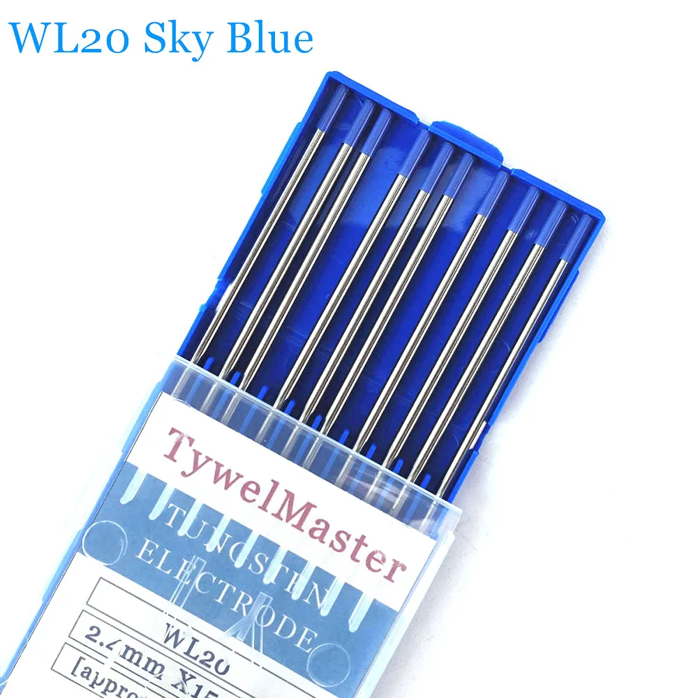 Professionnel Électrodes De Tungstène Baguettes De Soudage 1.0 1.6 2.0 2.4 3.0 3.2 4.0mm WT20 WC20 WL20 WL15 WZ8 WP WY20 WR20 pour Soudeuse TIG