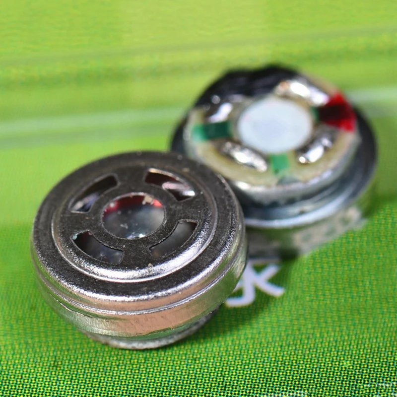10pcs 8 6mm DIY Stereo Earphone Accessories Speaker Unit Subwoofer Full Range Headphone Replacement Speaker Speaker Unit Metal