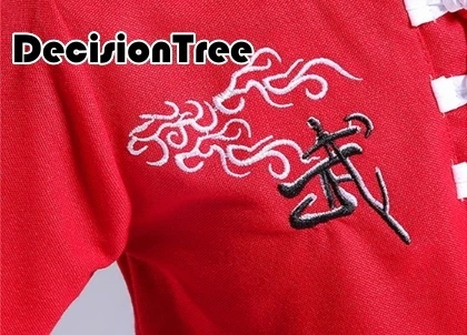 chinese national traditional kungfu uniform wushu martial arts sets kick boxing embroidery suit tops+pant clothing for kids