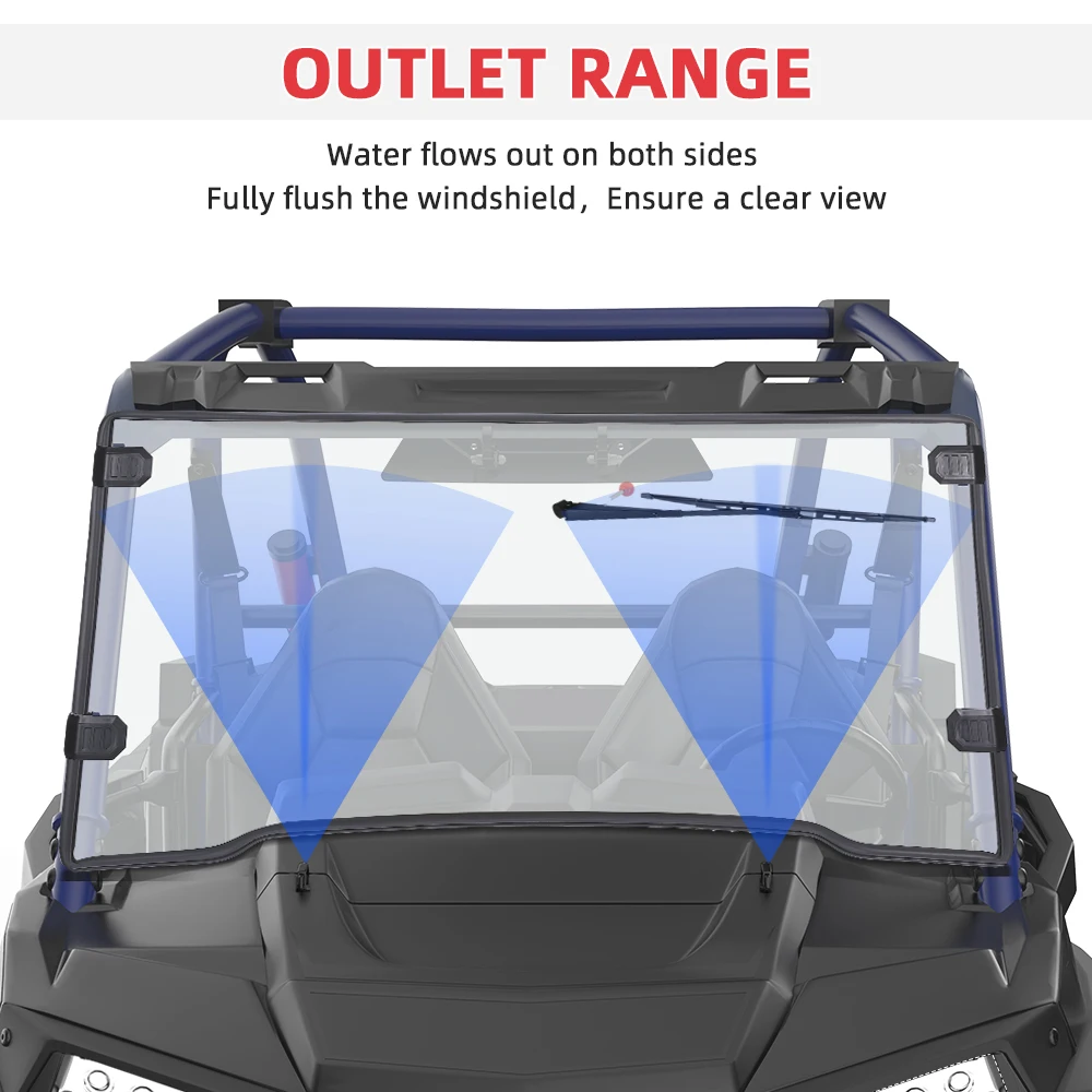 Емкость для мытья лобового стекла автомобиля 12 В универсальная щетка