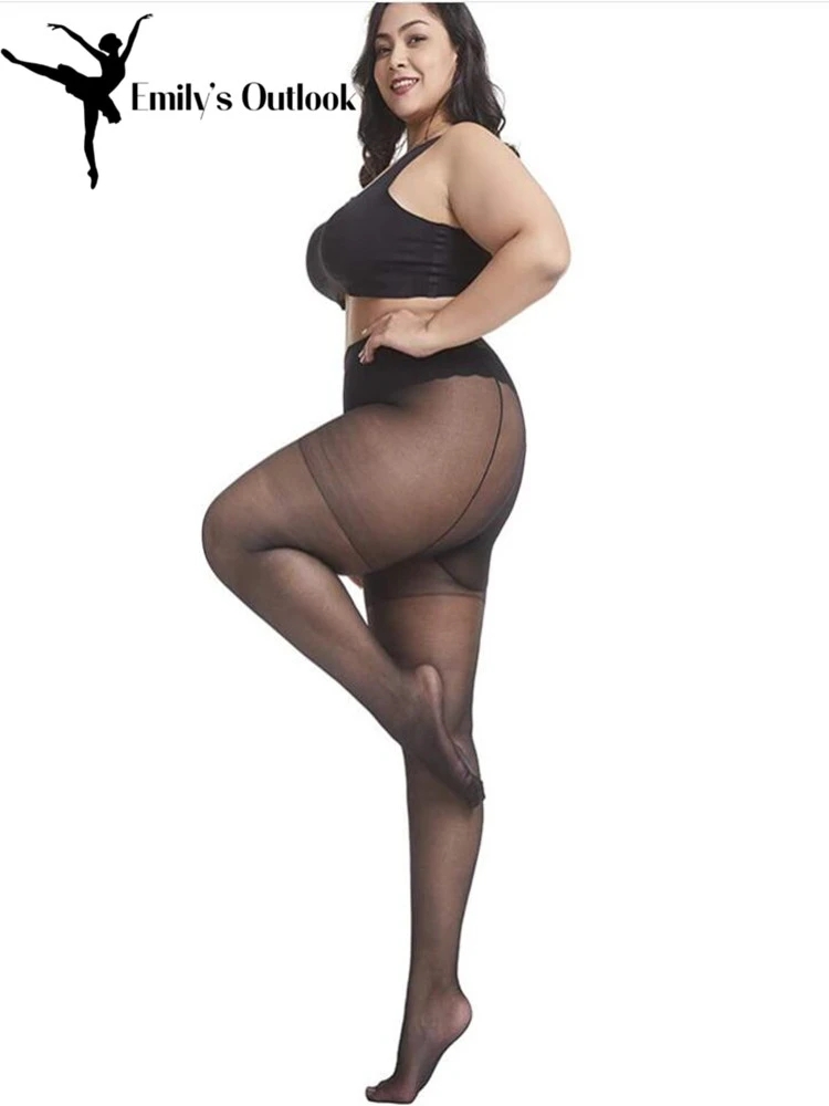 Gå igennem Behandling Forventning 2Pack Control Tops Elastic Tights Oversized Pantyhose Plus Size Hosiery  Ultra Sheer Thin Socks 15D Tights Women Big Size|Belly Dancing| - AliExpress