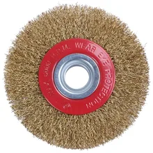 Wire Brush Wheel for Bench Grinder Polish+ Reducers Adaptor Rings,5inch 125Mm