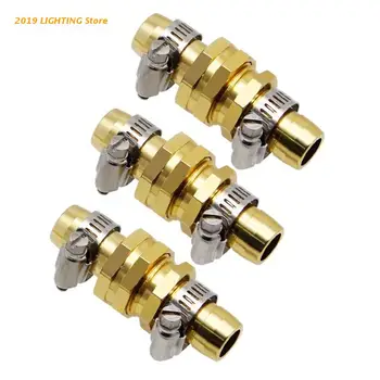 

3Set 5/8'' Garden Hose Repair Connector with Clamp Male and Female Hose Fittings
