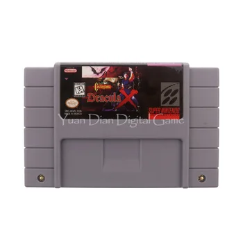 

For Nintendo SFC/SNES Video Game Cartridge Console Card Castlevania Dracula X English Language US Version