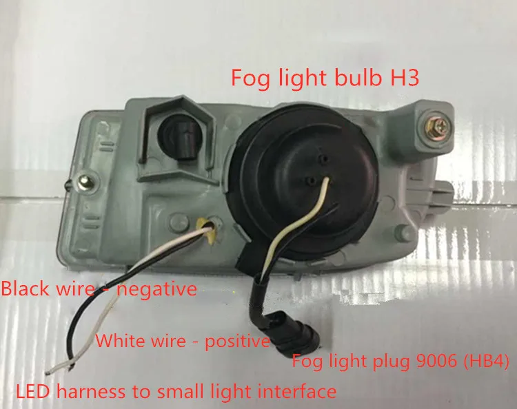 EOsuns светодиодный Противотуманные фары светильник DRL для Prado land cruiser 4500 4700 LC100 1998 2007