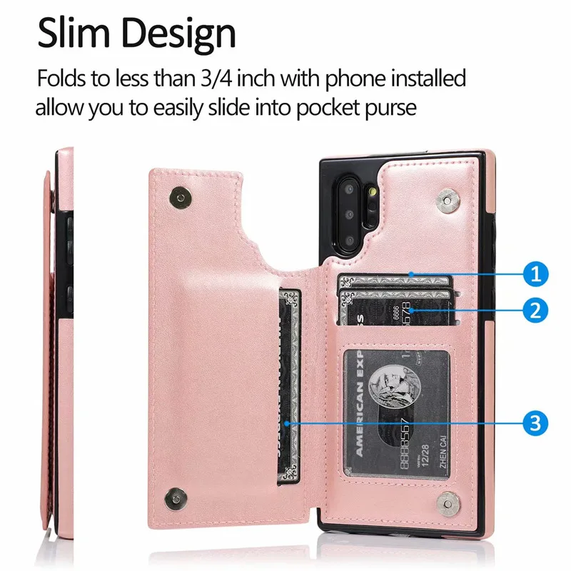 Magnetic Wallet Case For Samsung (3)