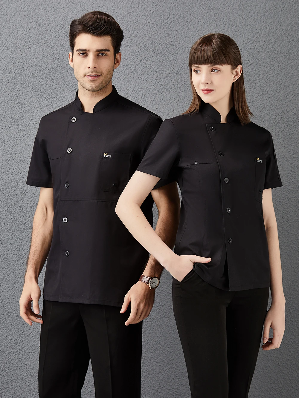 New Chef Clothes Uniform Restaurant Kitchen Cooking Chef Coat Waiter Work Jackets Professional Uniform Overalls Outfit