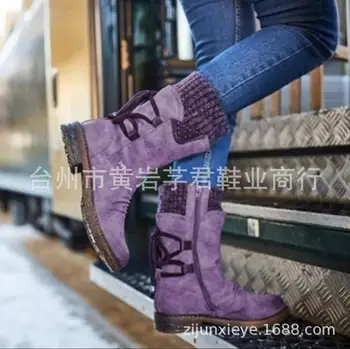 

Will Code Low Boots Woman 2019 Coarse With Bandage Woman Boots