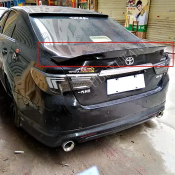

UBUYUWANT FRP - Carbon Fiber Exterior Rear Spoiler Tail Trunk Boot Wing Decoration CRB Style For Toyota Mark X RIZE 2014-2017