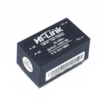 

10pcs 220v 5V ac - DC isolated power supply module, HLK-5M05, switching step-down 5w power module