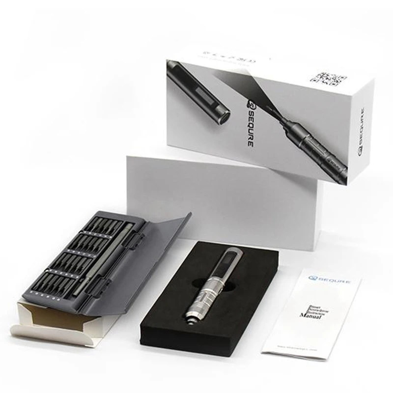 SEQURE Mini Electric Screwdriver Smart Repairtools Set with 24 Bits SQ-ES126