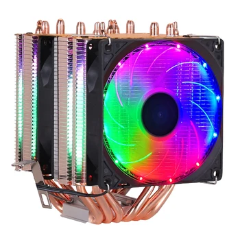 

6 heat pipe CPU cooler Ultra-quiet fan Desktop for Intel cpu 1366 1150 pin heatsink