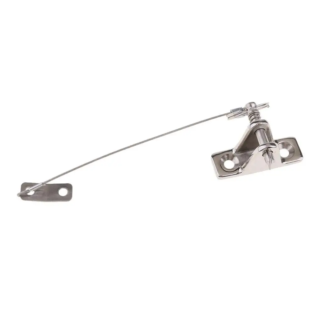 316 Stainless Steel Bimini Top Deck Hinge with Quick Release Pin & Lanyard for Boat Marine hardware 316 stainless steel marine boat bimini top quick release pin with lanyard for boat bimini top deck hinge