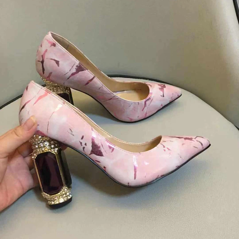 pink formal heels