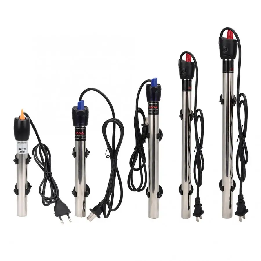 Stainless Steel Aquarium Water Heater Heating Rod Submersible Fish Tank Automatic 220-240v | Дом и сад