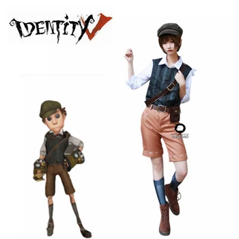 

High Quality Identity V Cosplay Costume Unisex Man Female Mercenary Survivor Sets Cosplay Costume Halloween Have Hat Waist Bag