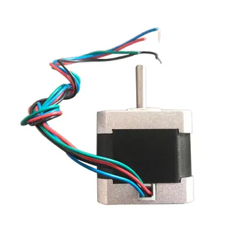 

bowarepro 1pc Nema 17 Hybird Stepper Motor 40mm 2 Phase 3300g.cm 0.9 Degree 1.68A Stepper Motor 4 leads For 3D Printers CNC