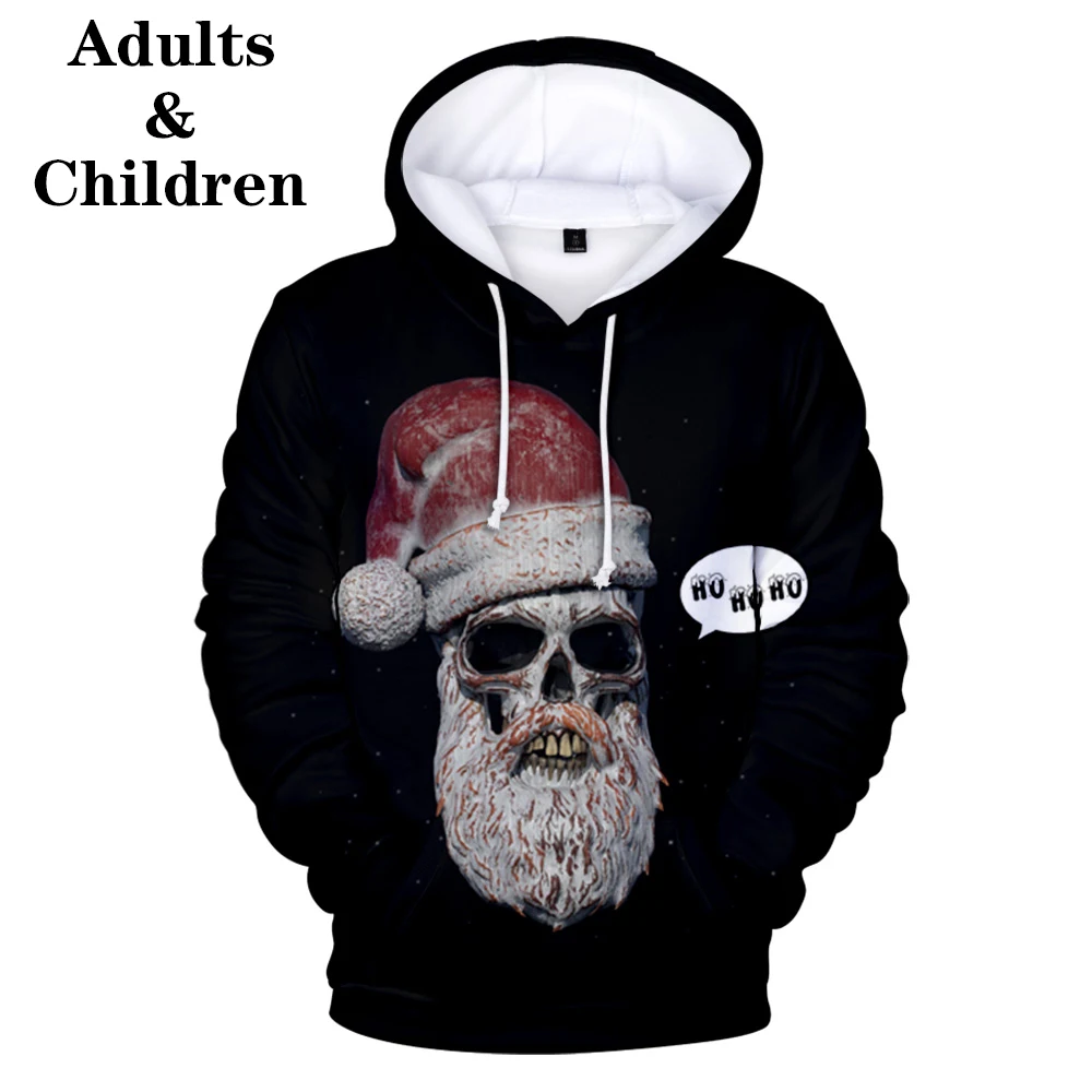 

Suitable Christmas Children Popular kids 3D Hoodies boy girl Men women Harajuku 3D Hooded Autumn New Christmas tops Sweatshirts